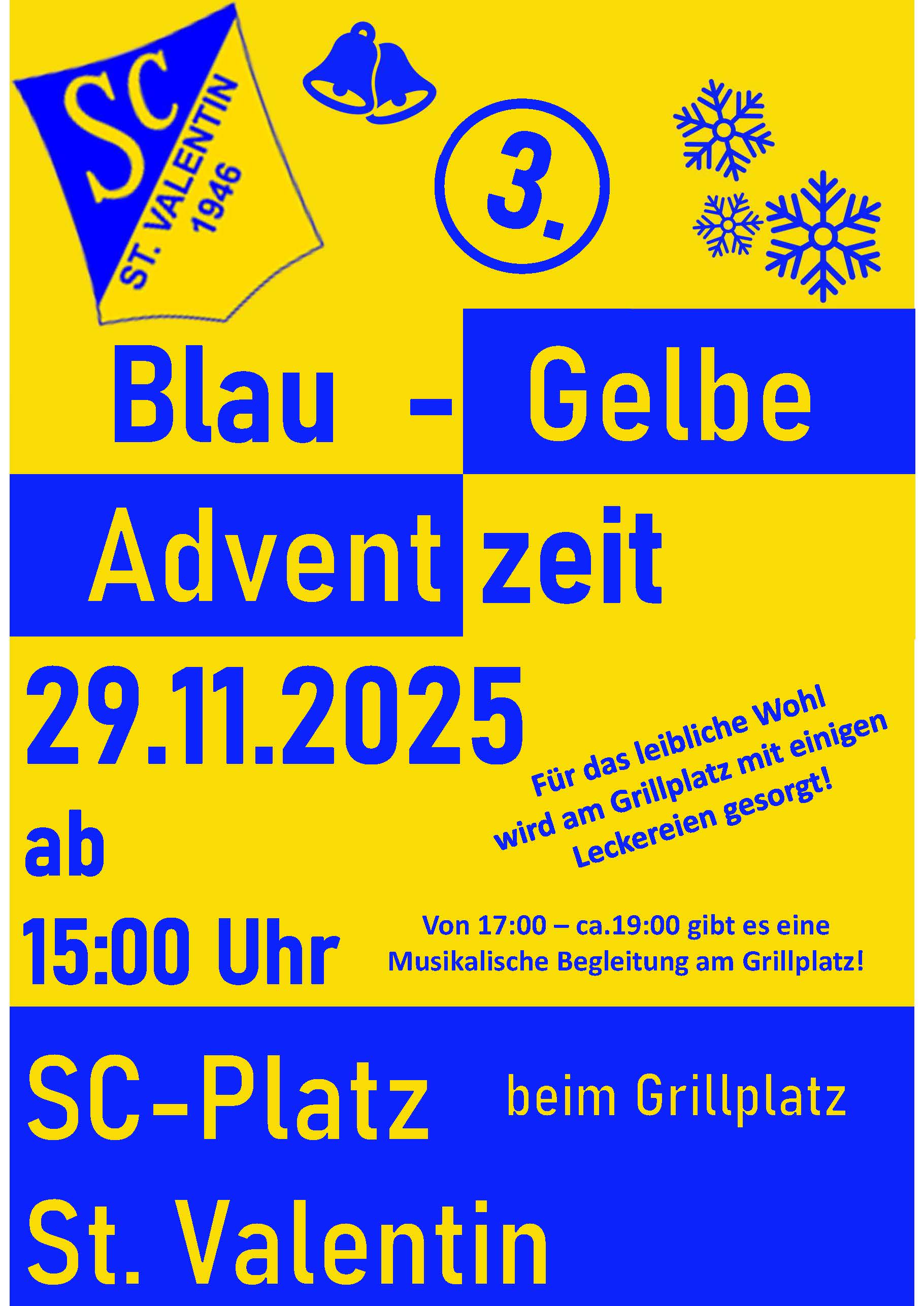Blau Gelbe Adventzeit