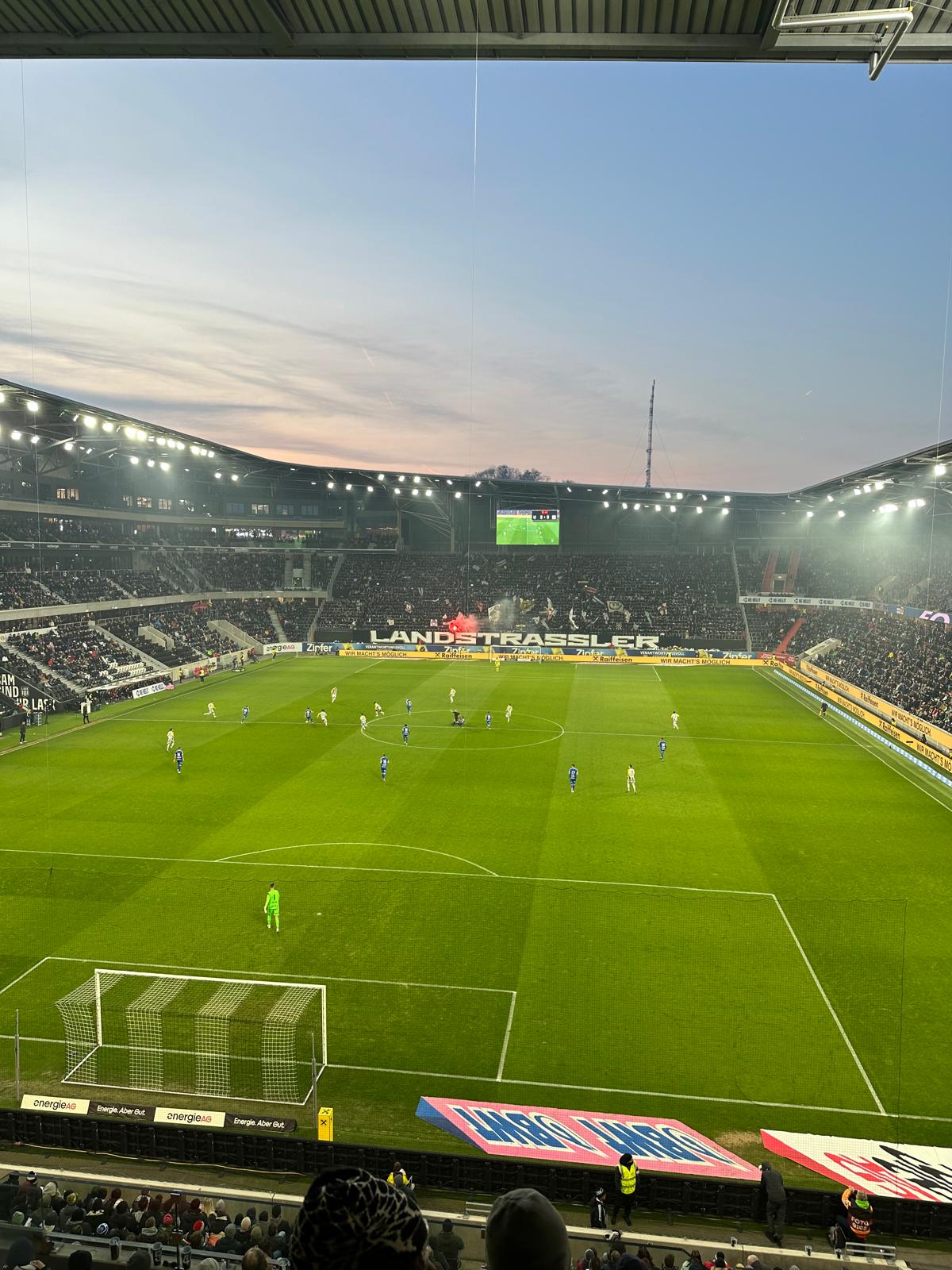 Einlaufkinder Linzer Derby